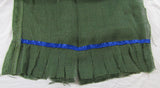 Hebrew Israelite 'Sackcloth and Ashes' Garment with Fringes (Green) < 64" LONG