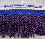 Hebrew Israelite 100% Cotton Hooded Garment w/ Gold, White or Purple Fringes