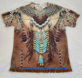 Hebrew Israelite Northern Kingdom/GAD T-shirt w/ Suede Fringes