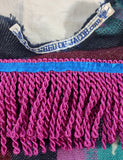 Hebrew Israelite Northern Kingdom Shawl with Suede Fringes