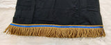 Camisa Dashiki bordada israelita hebrea con flecos dorados