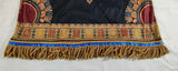 Hebrew Israelite Dashiki Print Shirt with Fringes