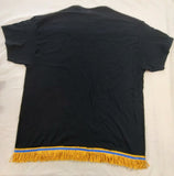 Camiseta hebrea israelita HalleluYAH con flecos dorados o negros premium