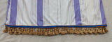 Hebrew Israelite Royal Purple Striped Garment with Gold Bullion or Tassel Fringes