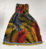 Hebrew Israelite Tie-Dye Dress / Skirt with Fringes