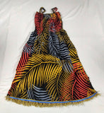 Hebrew Israelite Tie-Dye Dress / Skirt with Fringes
