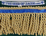 Hebrew Israelite Embroidered Emerald Green Long Garment with Fringes