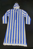 Hebrew Israelite Embroidered Long Garment with Hood & Fringes
