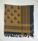 Hebrew Israelite Holy Menorah Headwrap/ Shemagh/ Scarf/ Shawl / Face Mask
