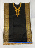 Hebrew Israelite Embroidered Royal Caftan with Gold Tassel or Bullion Fringes