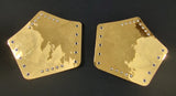 Hebrew Israelite Golden Leather Arm Guards