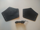 Hebrew Israelite Golden Leather Arm Guards