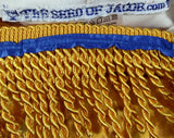 Hebrew Israelite 'Sparkling Gold' Hooded Sweatshirt w/ Gold Fringes
