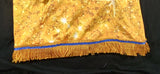 Hebrew Israelite 'Sparkling Gold' Hooded Sweatshirt w/ Gold Fringes