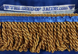 Hebrew Israelite Dashiki Print Shirt w/ Gold or Blue Fringes