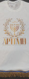 Hebrew Israelite "APTTMH" T-Shirt w/ Gold, White, Purple or Fire Fringes