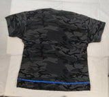 Hebrew Israelite T-Shirt w/ Fringes & Ribband of Blue (Navy Leather Camo)