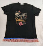 Camiseta hebrea israelita (City Camo) con flecos premium negros, blancos o plateados