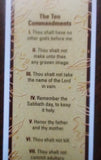 Marcapáginas de la Biblia "Los Diez Mandamientos"