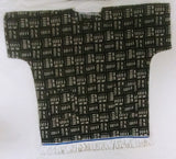 Dashiki con estampado de tela de barro israelita hebrea con flecos