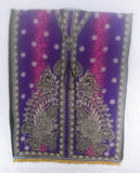 Hebrew Israelite (Purple) Caftan with Gold Fringes