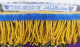 Hebrew Israelite (Purple) Caftan with Gold Fringes