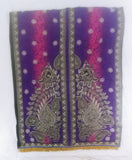 Hebrew Israelite (Purple) Caftan with Gold Fringes
