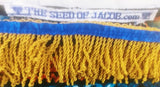 Hebrew Israelite Caftan with Gold Fringes