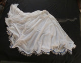 Hebrew Israelite Long White Linen Skirt
