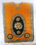 Hebrew Israelite Caftan with Gold Fringes