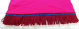 Hebrew Israelite T-Shirt w/ Burgundy Fringes  (Women's Sizes)