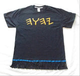Hebrew Israelite T-Shirt w/ YHWH (in Ancient Hebrew) & Fringes