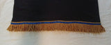 Hebrew Israelite Embroidered T-Shirt w/ Holy Menorah & Premium Gold Fringes