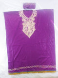 Hebrew Israelite Royal  Embroidered Caftan with Gold Fringes & Matching Headwrap