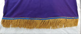 Hebrew Israelite (Purple) T-Shirt w/ Premium Gold Fringes