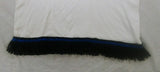 Hebrew Israelite T-Shirt - White w/ Dark Blue Fringes - SIZE LARGE ONLY