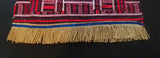 Dashiki hebreo israelita con flecos (blanco/rojo)