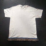 Hebrew Israelite T-Shirt w/ Premium Silver Fringes