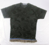 Hebrew Israelite Shirt w/ Premium Silver Fringes (Iron Gray Camo)