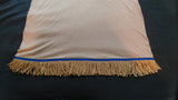 Camiseta hebrea israelita con flecos dorados - TALLA XL SOLAMENTE (TAN)