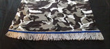 Hebrew Israelite T-Shirt w/ Thin White Fringes - SIZE MEDIUM ONLY (CITY CAMO)