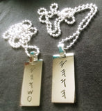 Hebrew Israelite Pendant  w/ YAHAWAH and YAHAWASHI in Ancient Paleo Hebrew