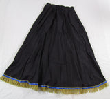 Hebrew Israelite Long Cotton Skirt w/ Fringes