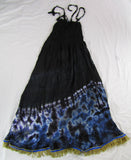 Hebrew Israelite Sunset Dress / Skirt with Gold Fringes