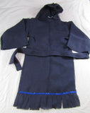 Hebrew Israelite 'Sackcloth and Ashes' Garment with Fringes (Dark Blue)
