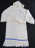 Hebrew Israelite 'Sackcloth and Ashes' Garment with Fringes (White)